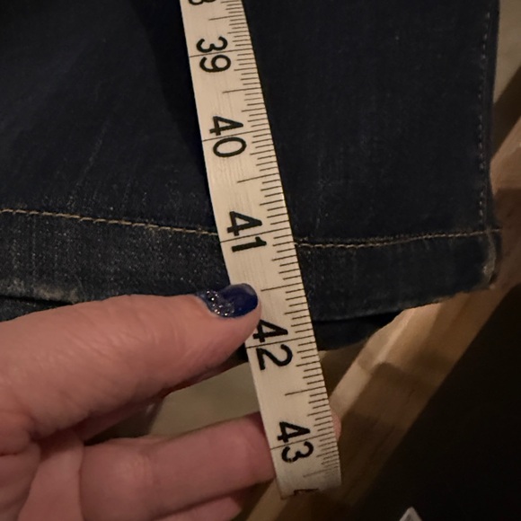 Pilcro Dark Blue Flare Jeans - Picture 10 of 11